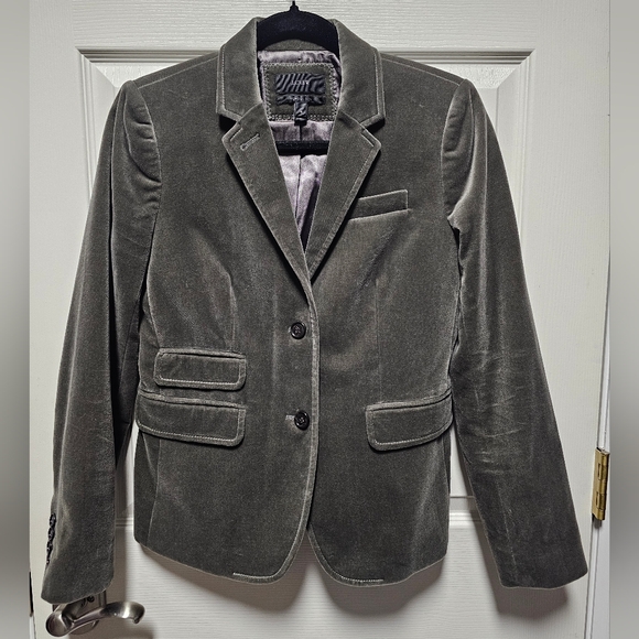 J. Crew Jackets & Blazers - J. Crew Schoolboy Velvet Blazer Brown/Gray Color - Women's Size 4